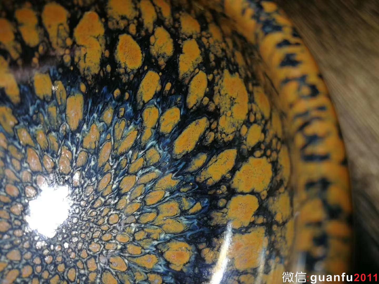 臺(tái)灣 陶藝家 郭明慶老師 黃鷓鴣 口徑:8.3  高:5.3