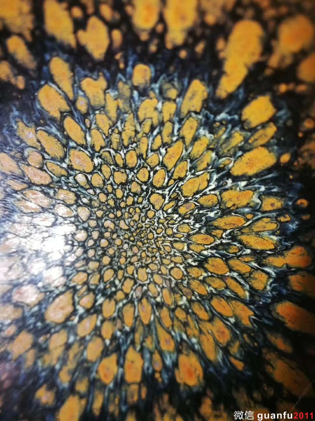 臺(tái)灣 陶藝家 郭明慶老師 黃鷓鴣 口徑:8.3  高:5.3