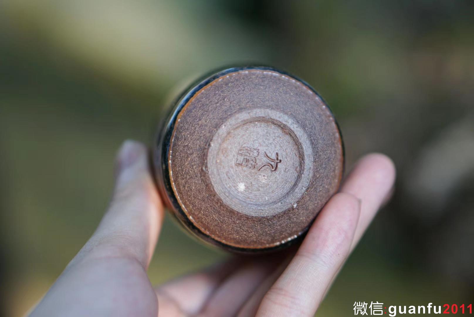 九渡制 柴燒兔毫 聞香杯