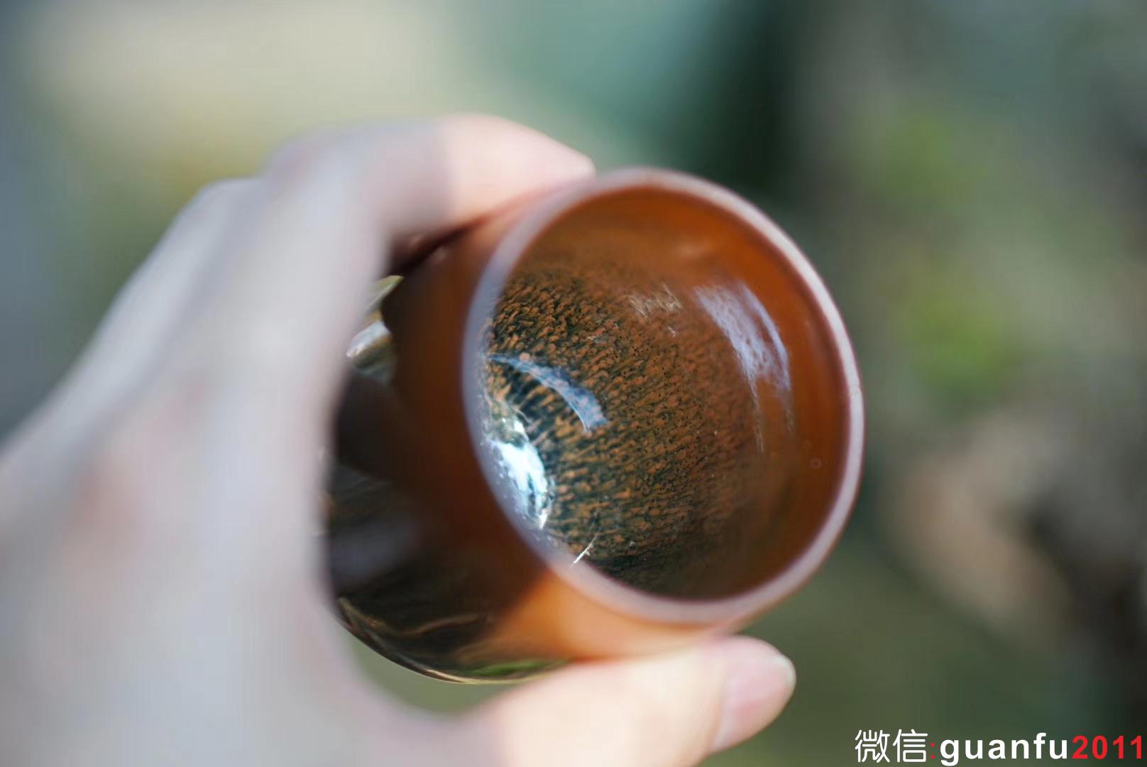 九渡制 柴燒兔毫 聞香杯