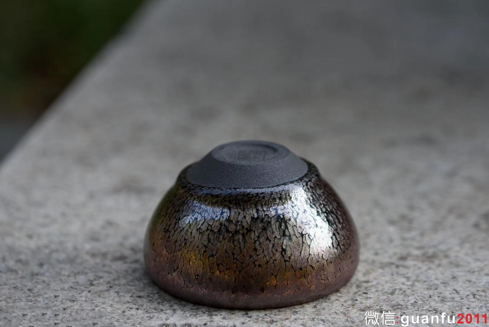 葉新奴師傅  紫金茶盞 無足缽