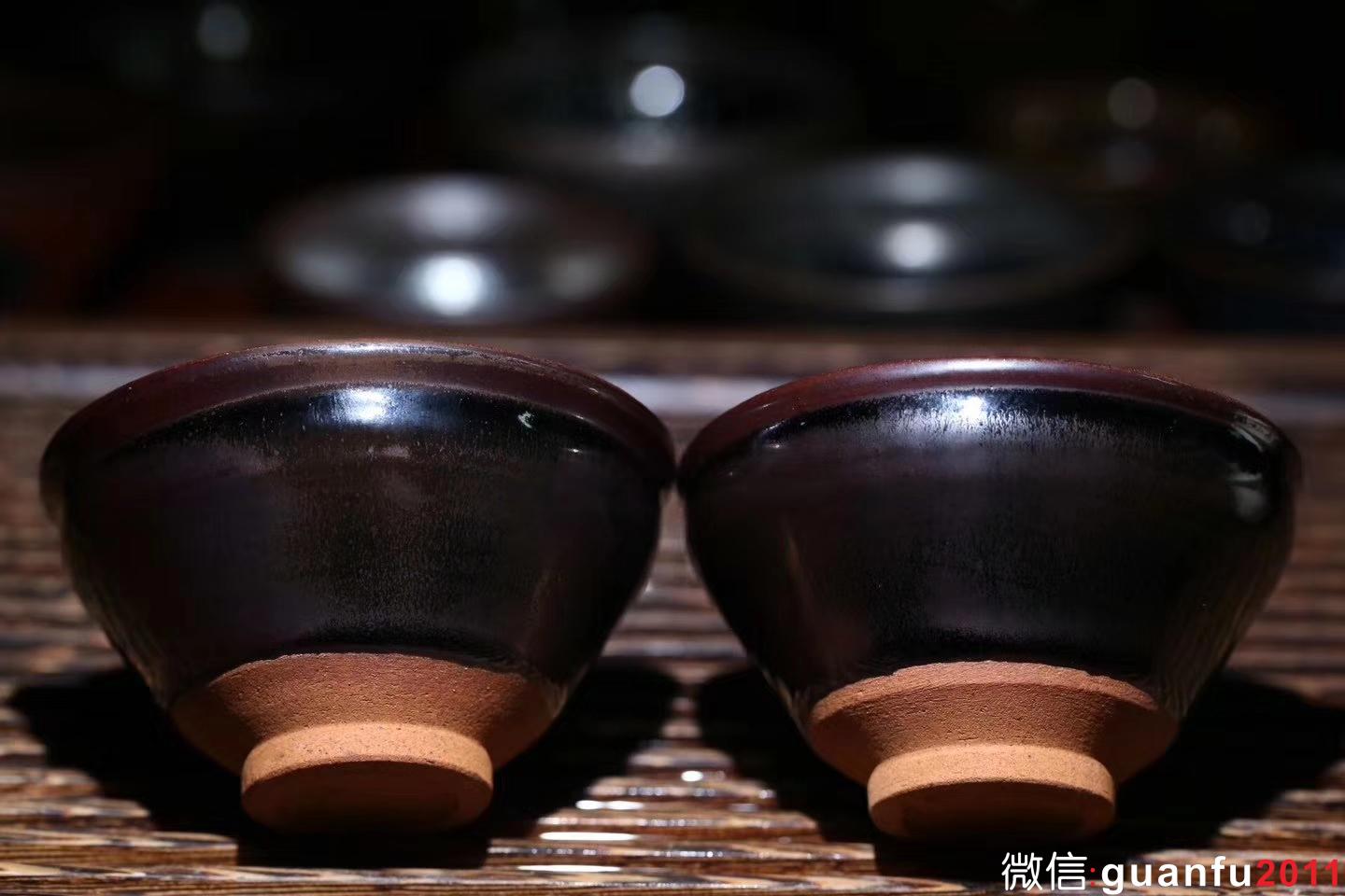 國(guó)家級(jí)非遺傳承人 孫建興大師 紅兔毫木葉盞 束口9cm口徑