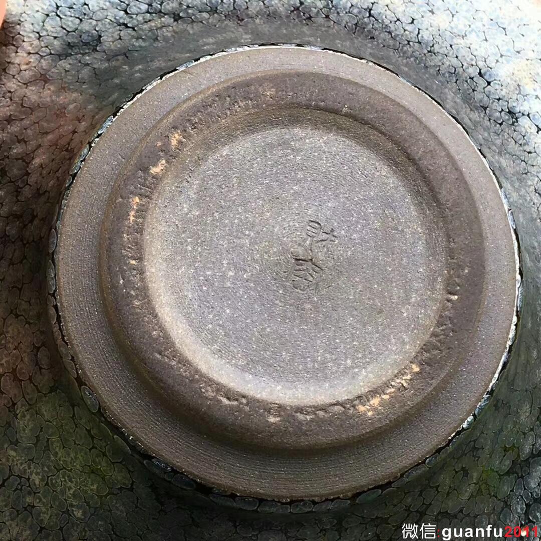 滿天星大盞～收藏重器！ 建窯四杰～劉學(xué)財(cái)師傅作品 口徑21高7.5