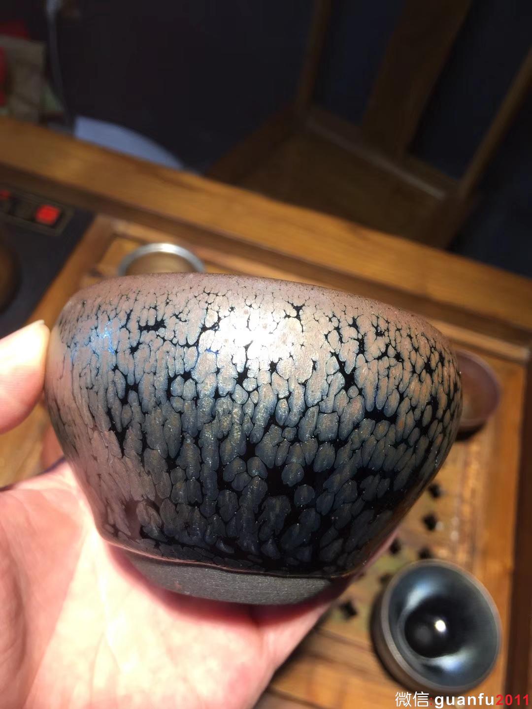 黎躍龍老師 手制作品 冬雨 缽型盞  尺寸9.5/5.8