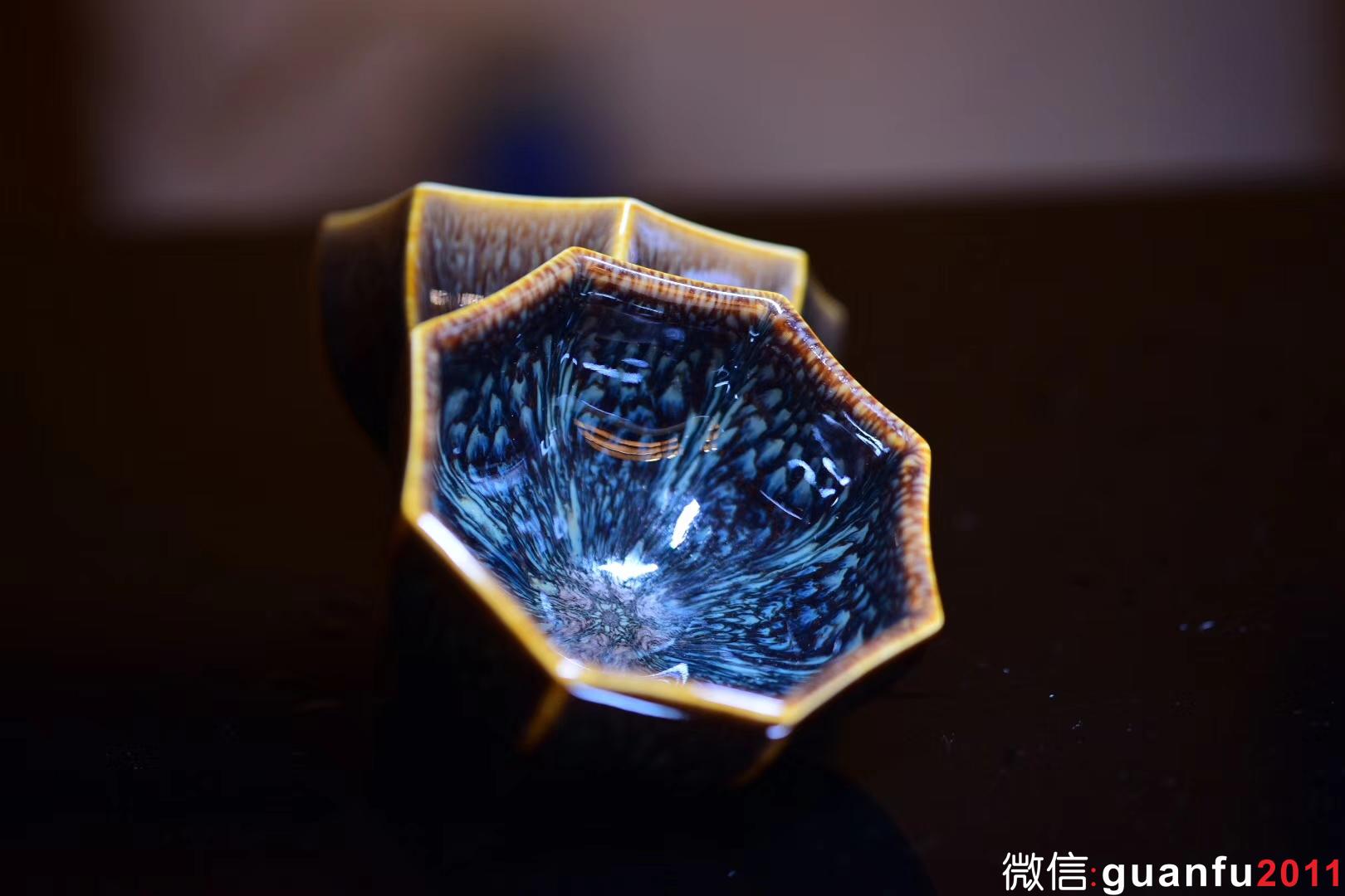 【莊子八則】星月盞 范澤鋒制 口徑:8公分高5公分