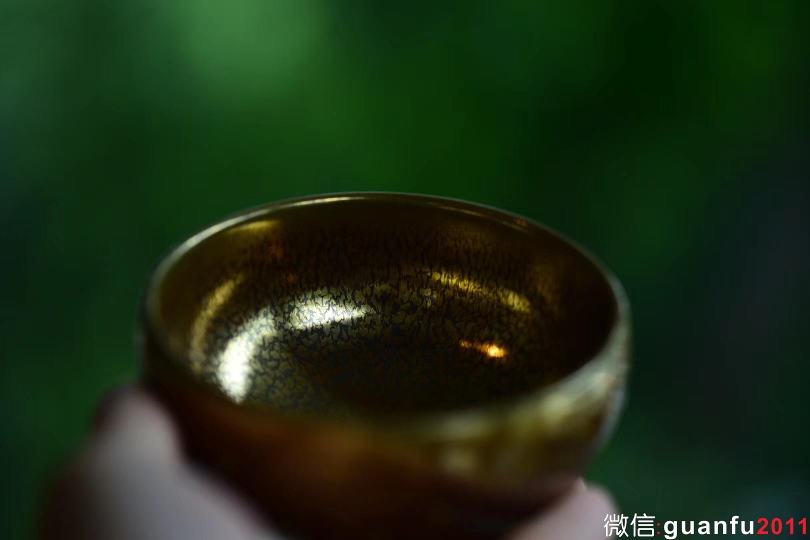 范澤鋒 金絲玉毫 柿圓型口徑:9公分高5公分