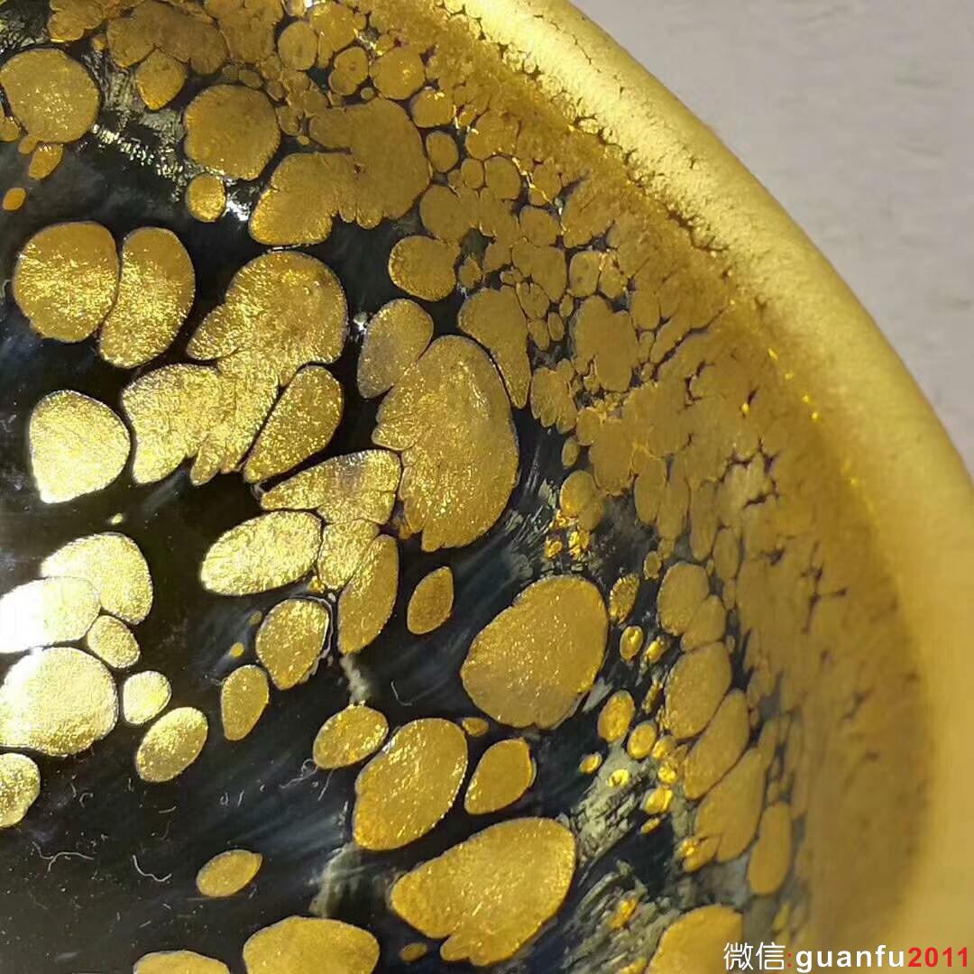 范澤鋒大師～金油滴極品！口徑9.3肚大9.8，