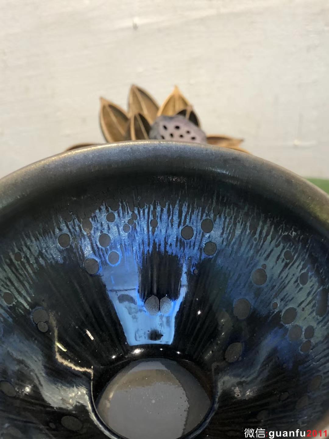 吳立主老師 曜變 束口 口徑：9高：6