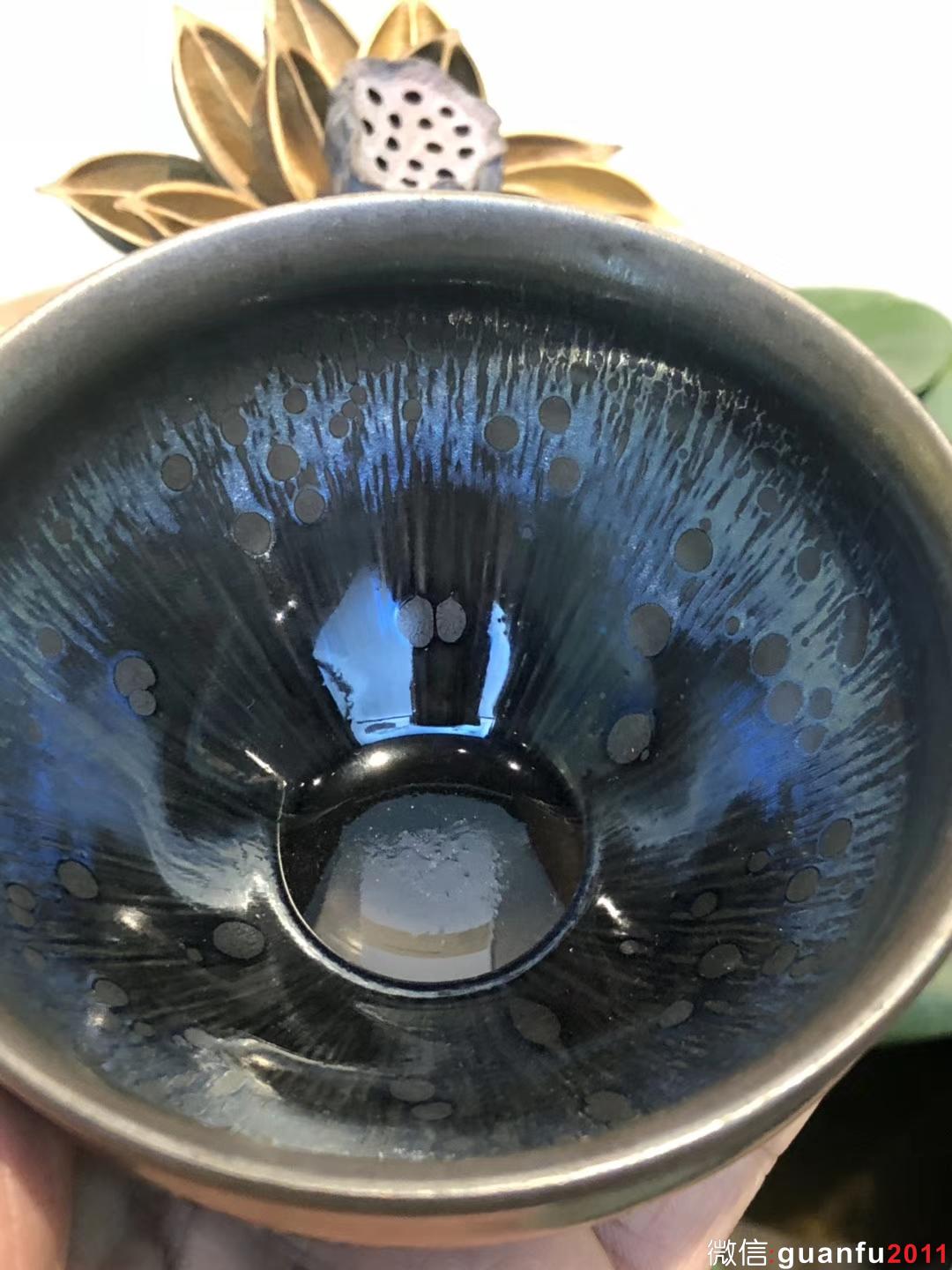 吳立主老師 曜變 束口 口徑：9高：6