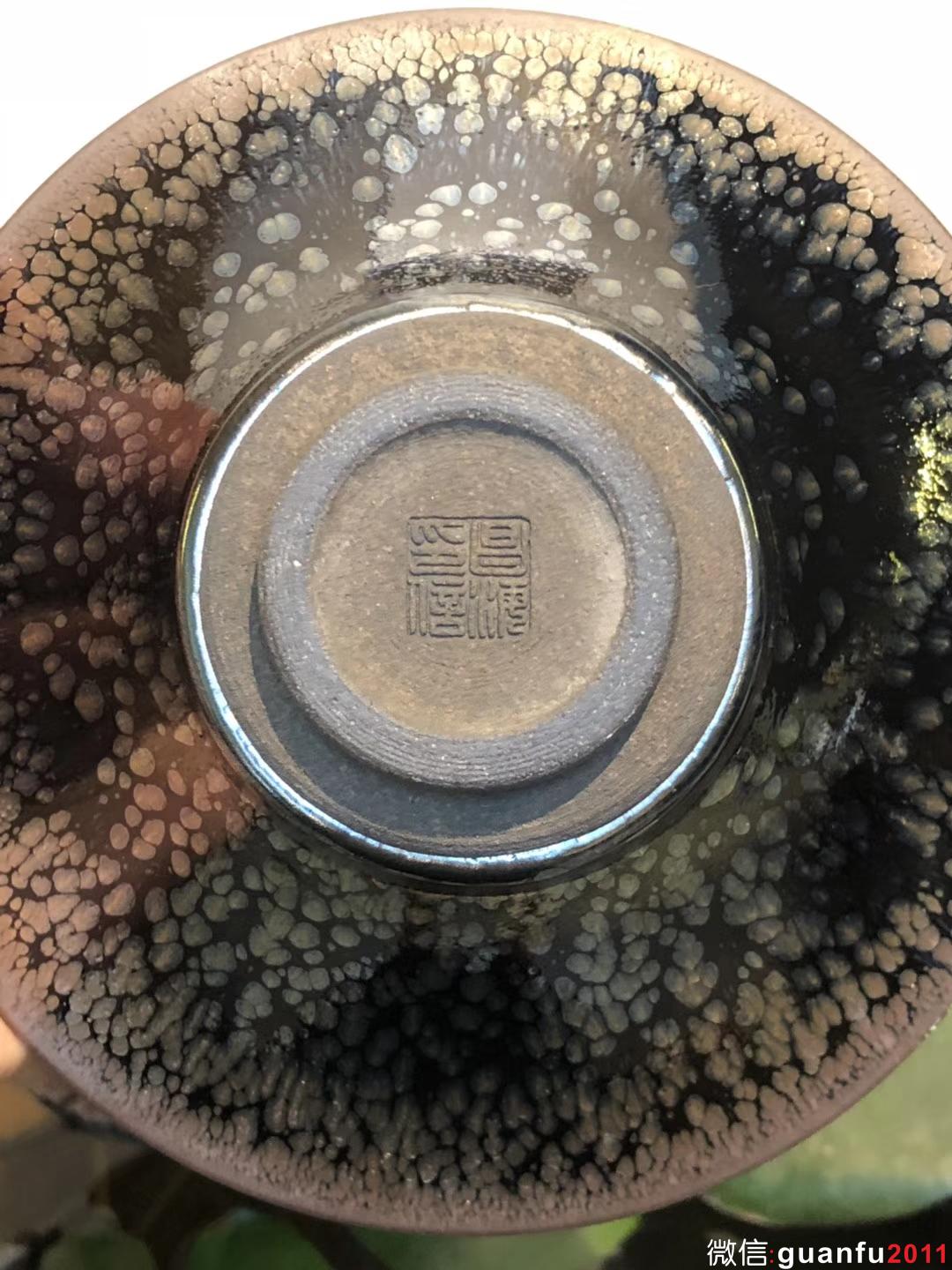 李昌海老師作品 大器 鷓鴣斑  斗笠型 口徑：15.5高：6