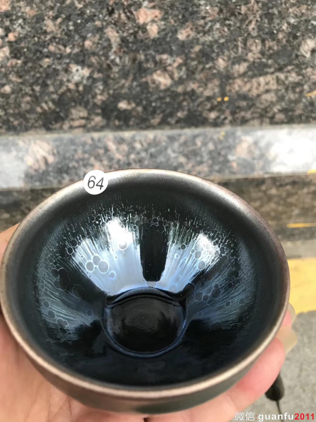 吳立主老師作品:窯變油滴、束口9公分