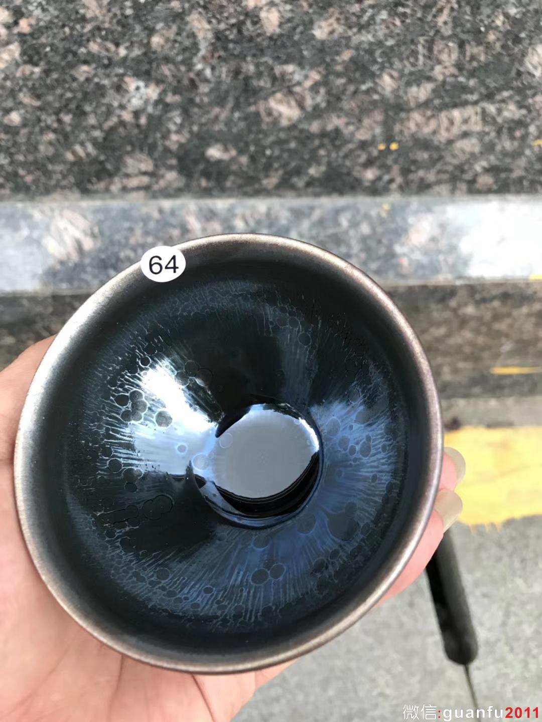 吳立主老師作品:窯變油滴、束口9公分