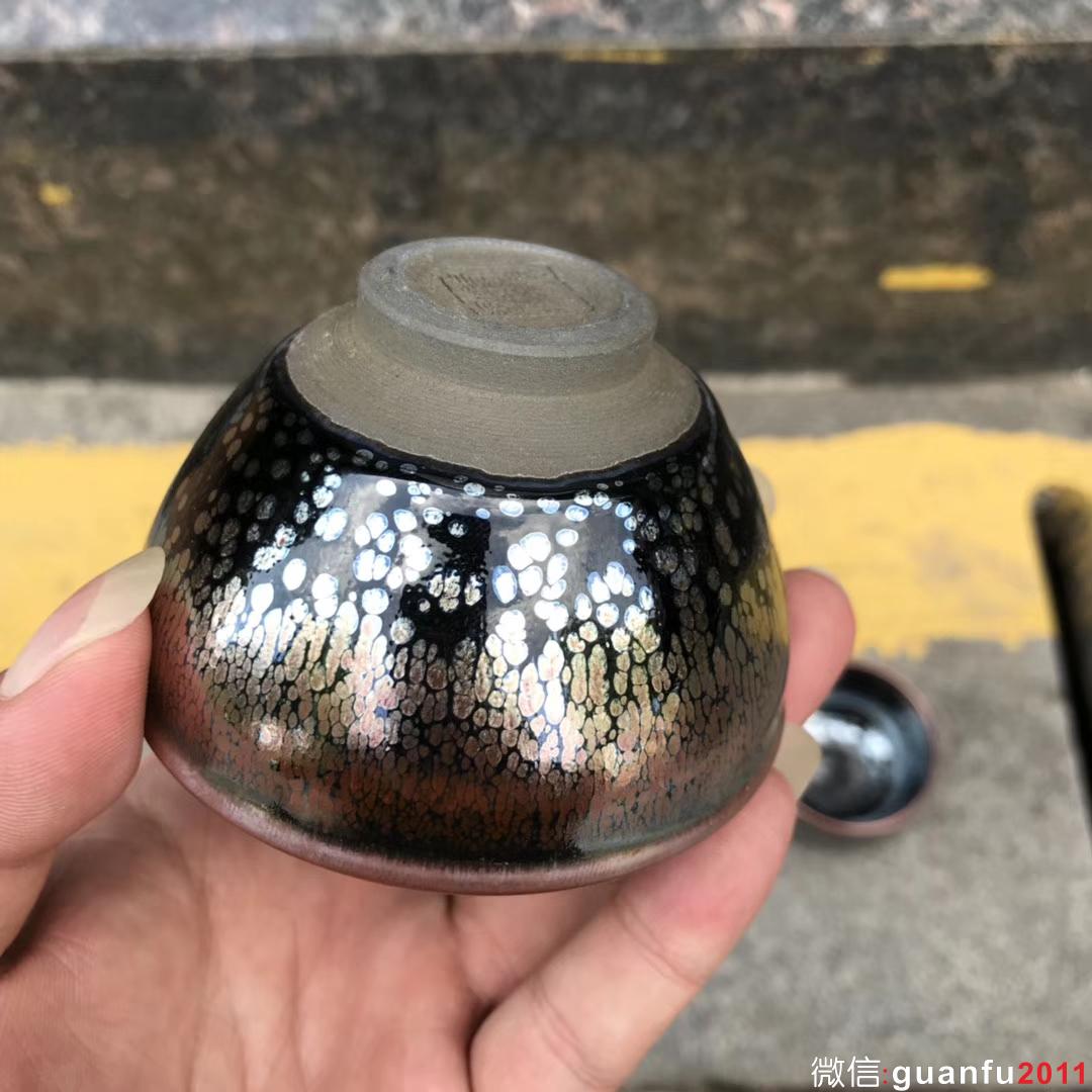 李遠(yuǎn)興老師作品:紫霞對杯，完美無瑕精品。