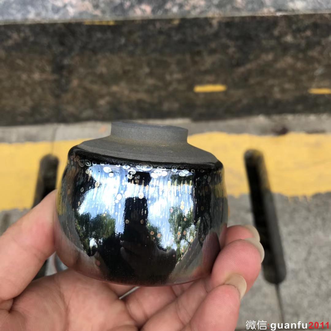 李遠(yuǎn)興老師作品:紫霞對杯，完美無瑕精品。