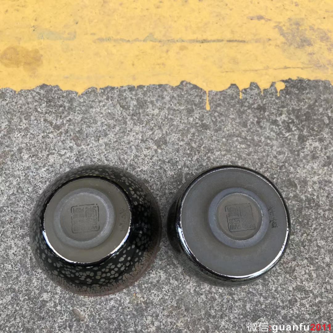 李遠(yuǎn)興老師作品:紫霞對杯，完美無瑕精品。