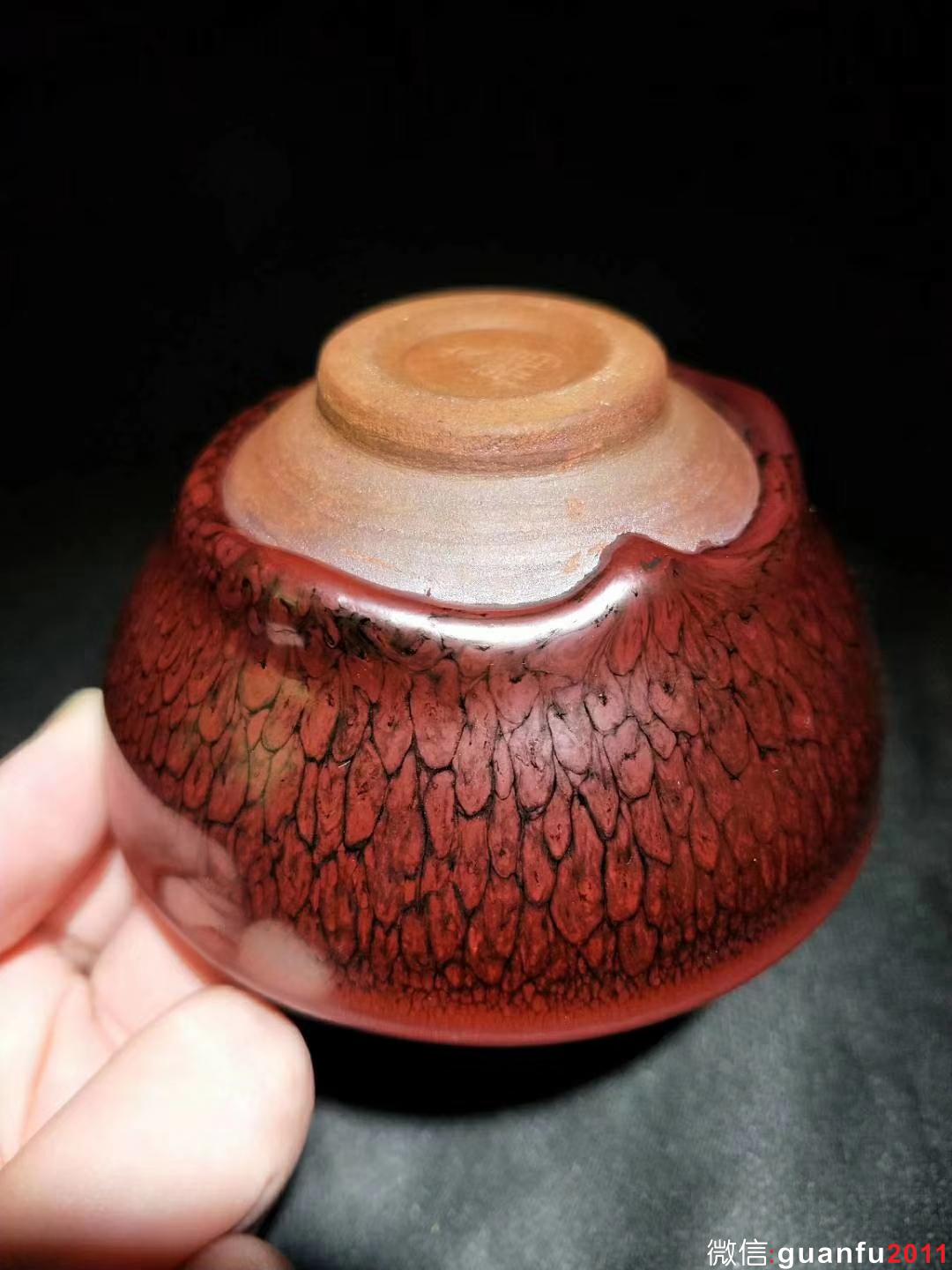 建盞終身成就獎獲得者【陳大鵬】 束口紅鷓鴣  8.5*4.5