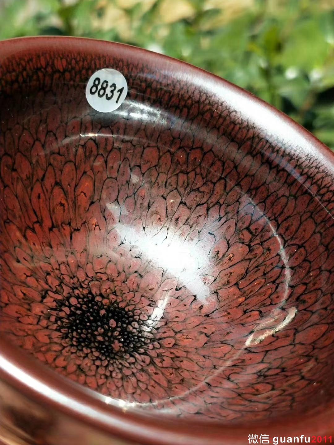 建盞終身成就獎獲得者【陳大鵬】 束口紅鷓鴣  8.5*4.5