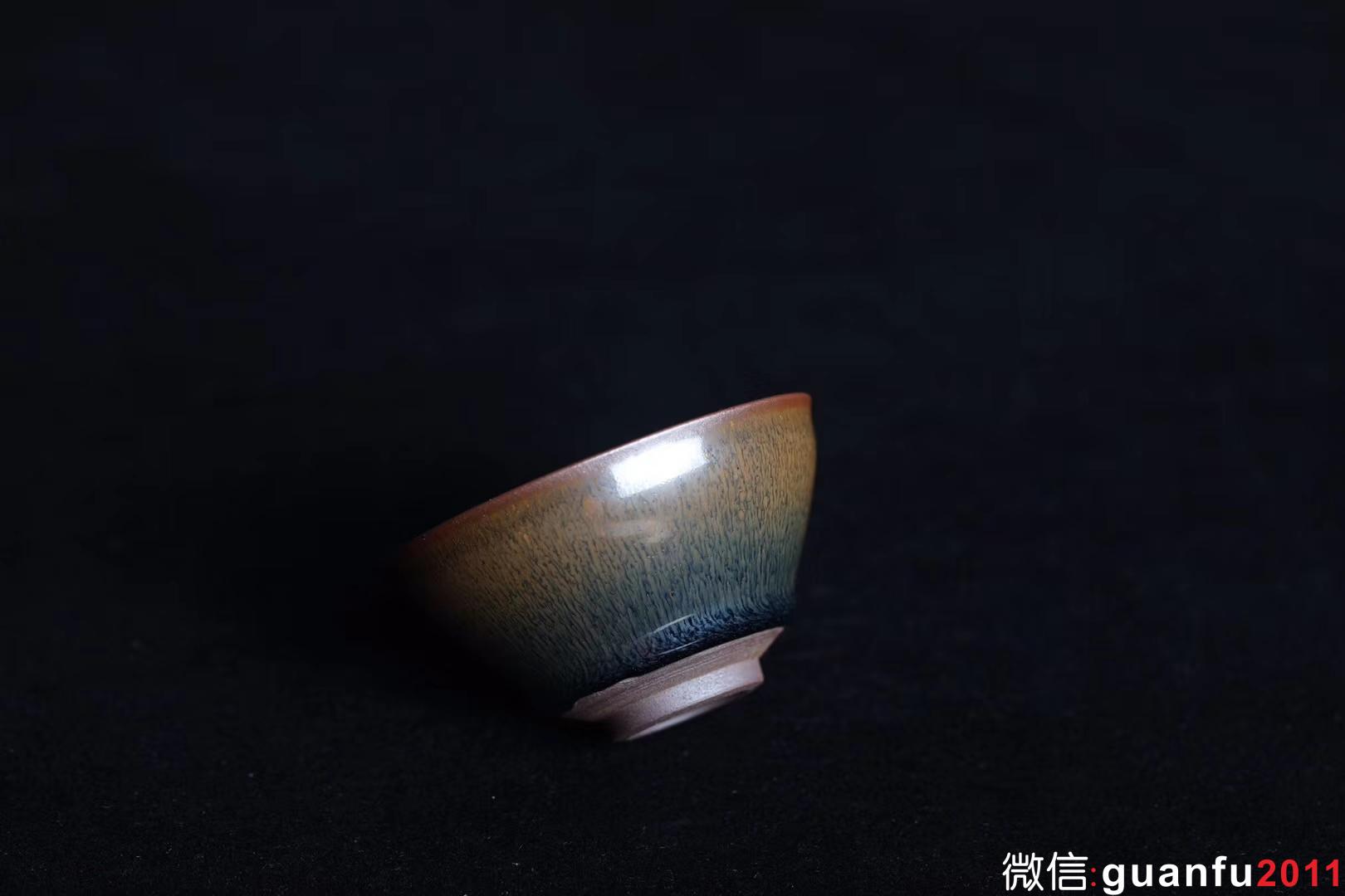 把盞堂柴窯兔毫束口盞9 科班出身鄭滲添老師手作