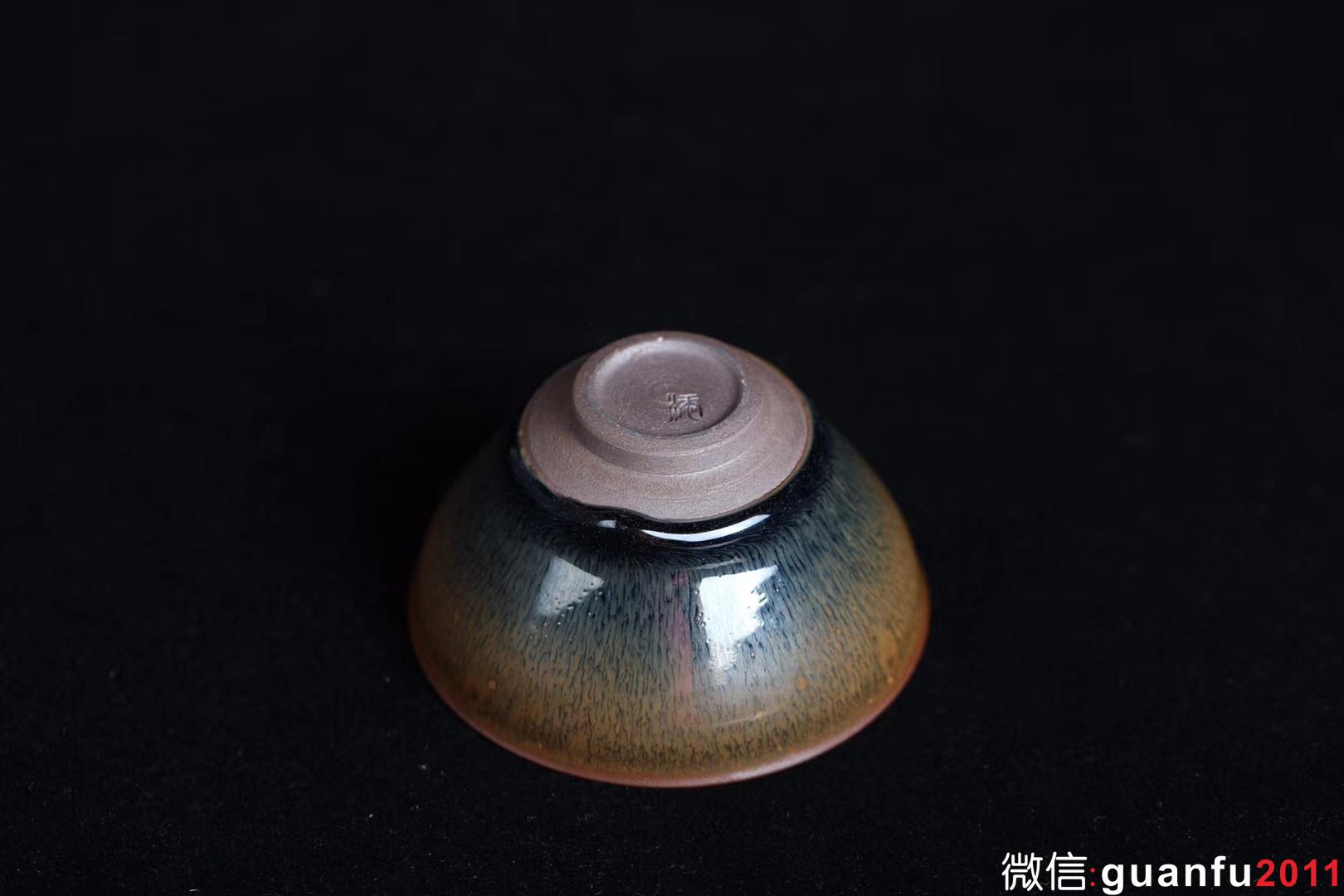 把盞堂柴窯兔毫束口盞9 科班出身鄭滲添老師手作