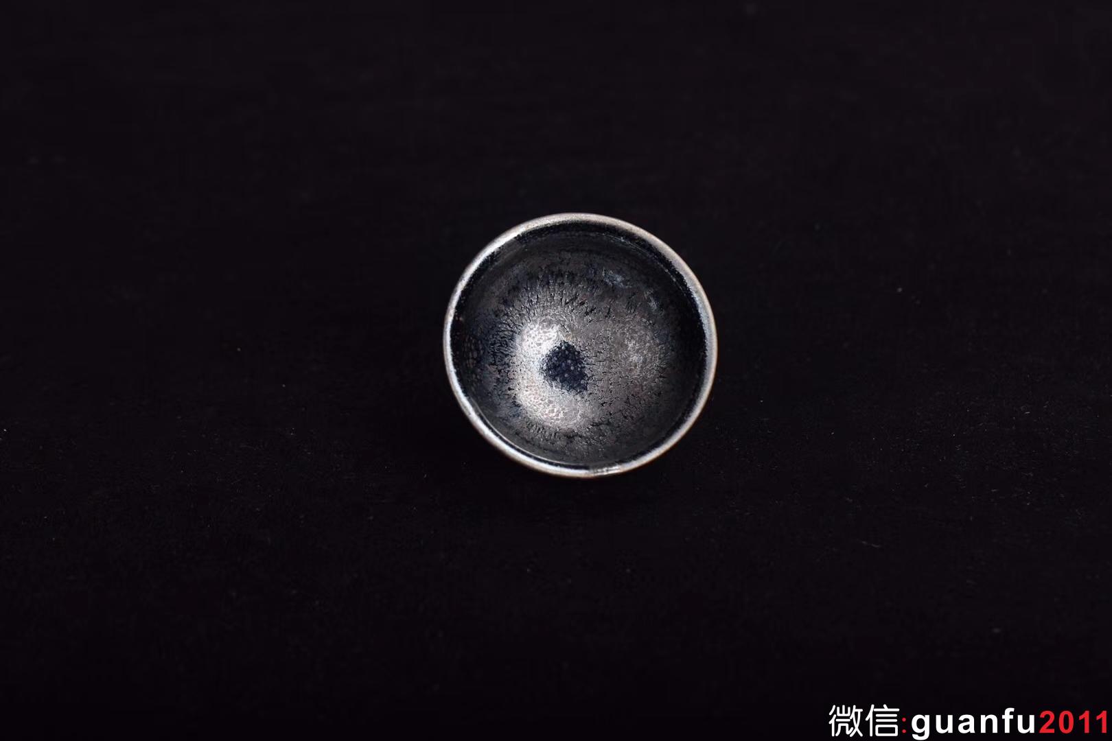 孫建興早期油滴束口盞7.8口徑