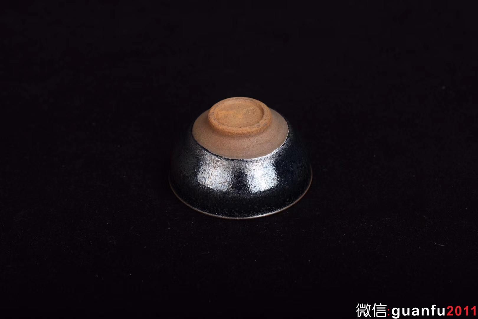 孫建興早期油滴束口盞7.8口徑