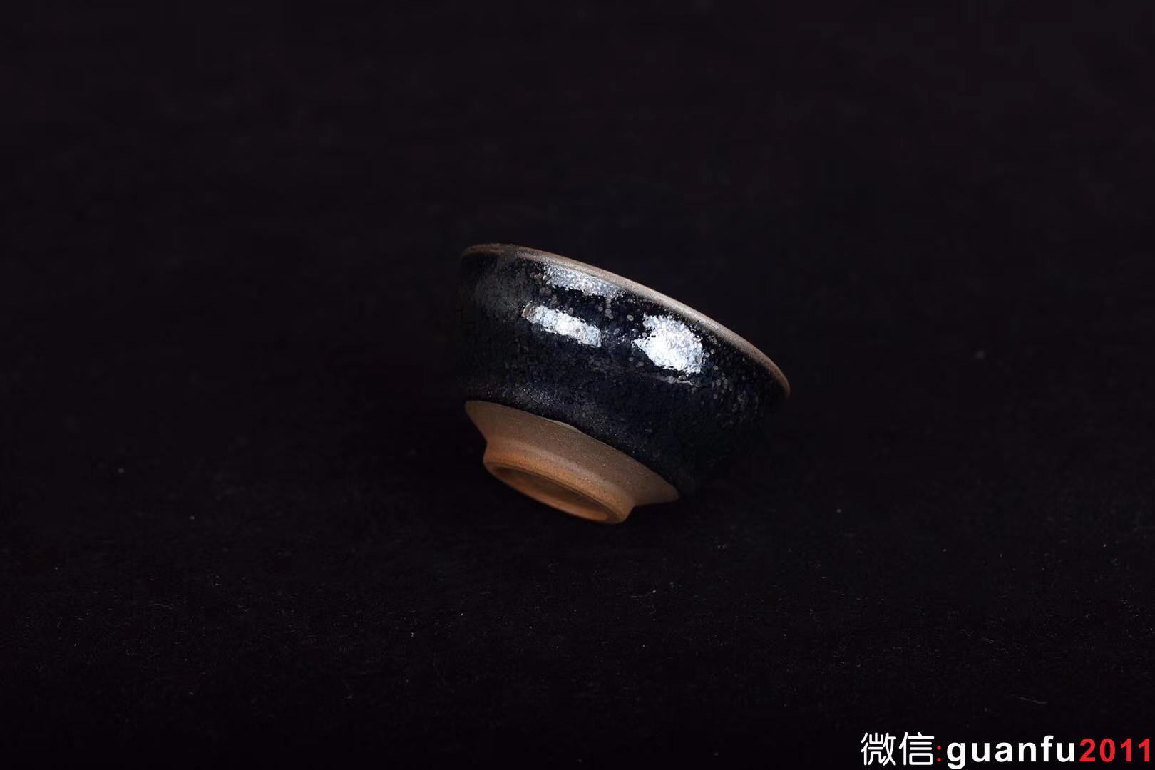 孫建興早期油滴束口盞7.8口徑