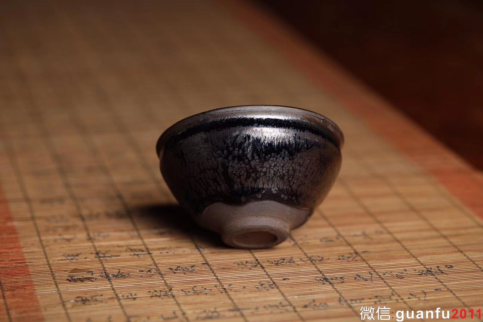 孫建興早期油滴束口盞9.4