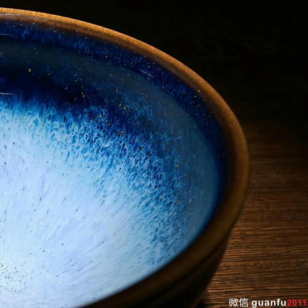 回藍～吳繼旺師傅新品！ 口徑9.3高5.8