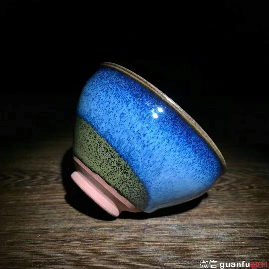 回藍～吳繼旺師傅新品！ 口徑9.3高5.8