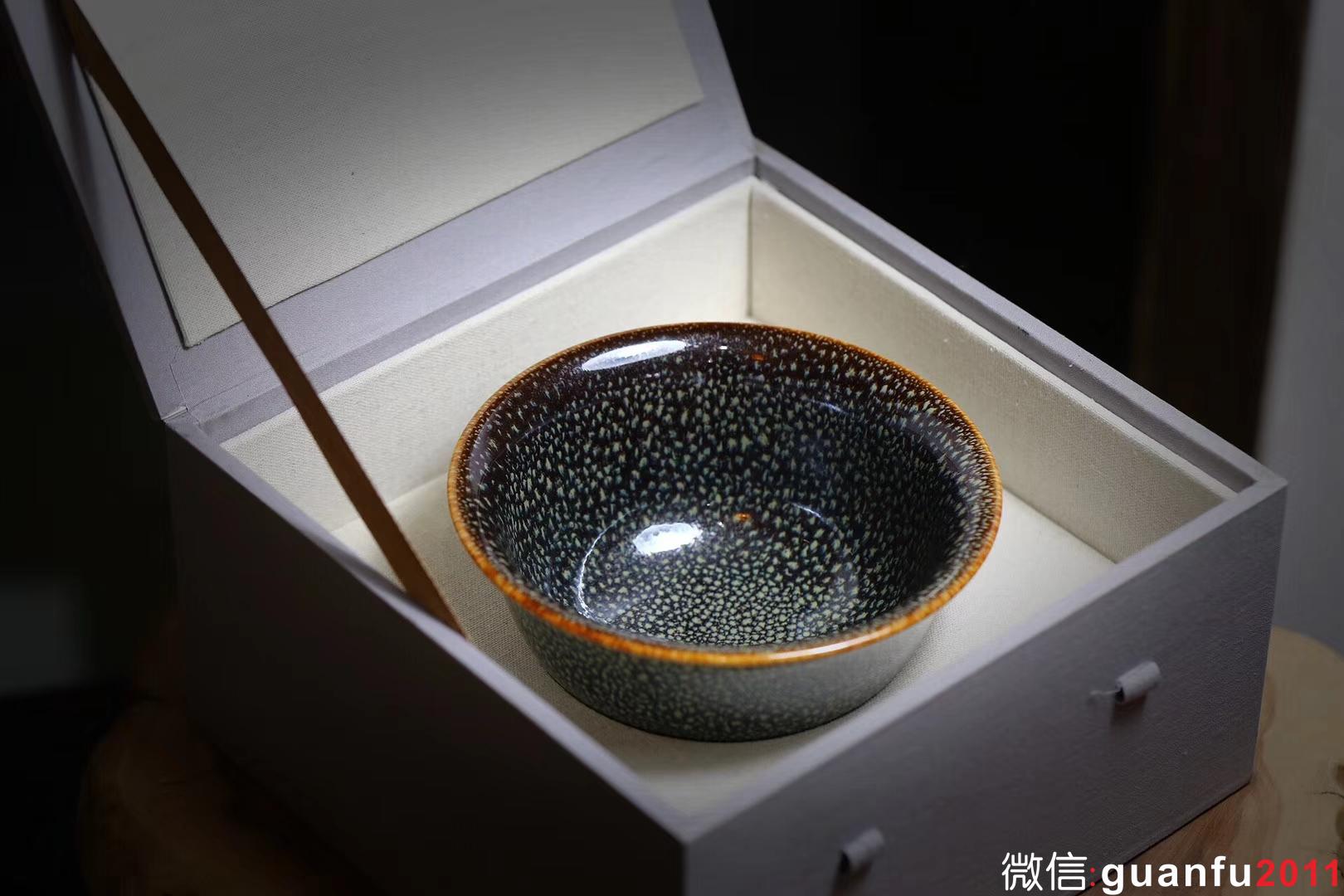 星月盞?范澤鋒 館藏級(jí)斑紋 御供碗形 紫砂胎收藏級(jí)別 ！口徑12 .5公分孤品