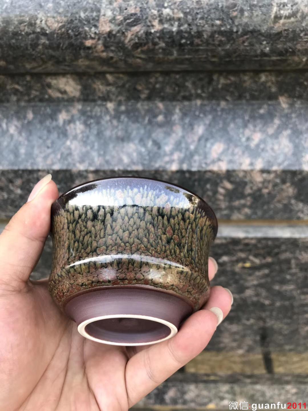 范澤鋒老師作品:竹節(jié)杯-鷓鴣斑