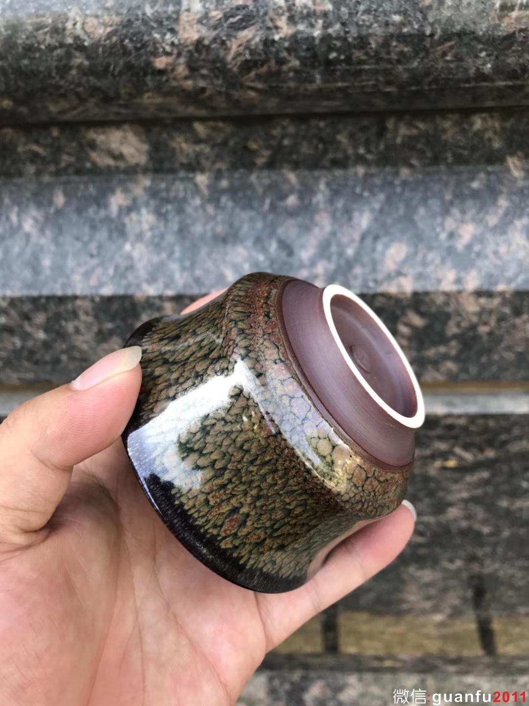 范澤鋒老師作品:竹節(jié)杯-鷓鴣斑