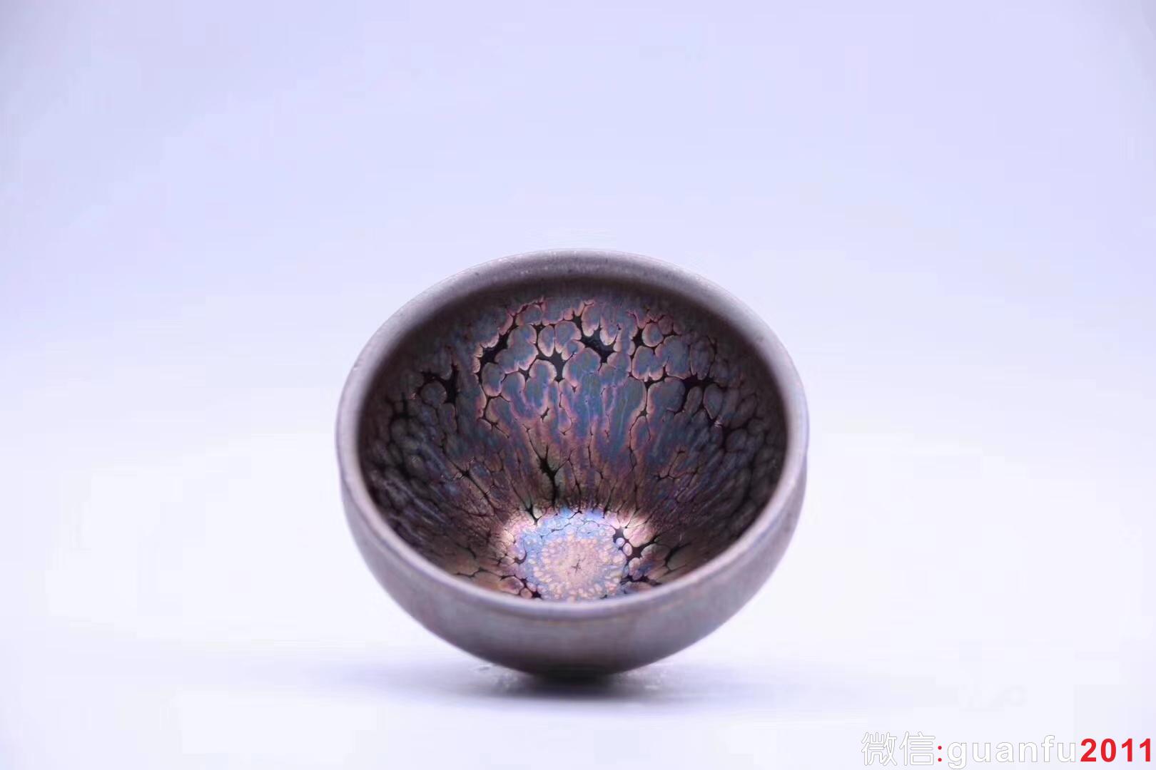 建盞第一品牌「飛惺」 紫金鷓鴣斑 8 x 5.2 cm 極品