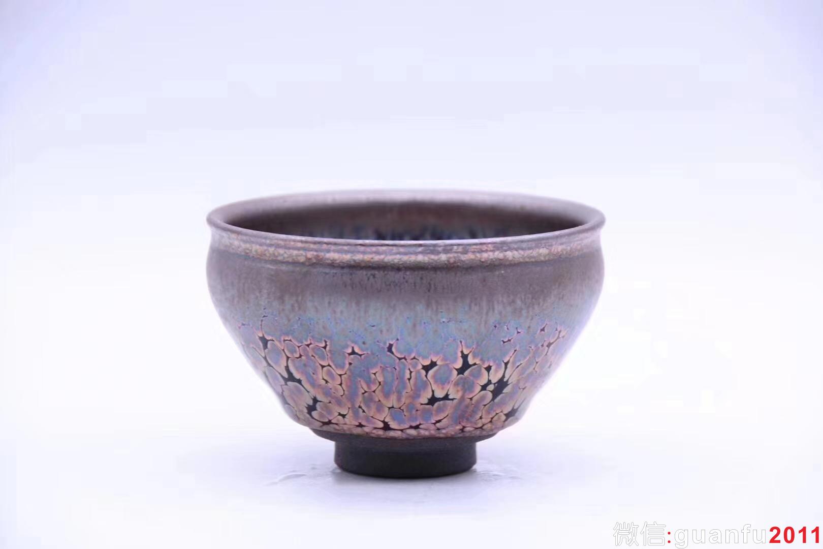建盞第一品牌「飛惺」 紫金鷓鴣斑 8 x 5.2 cm 極品