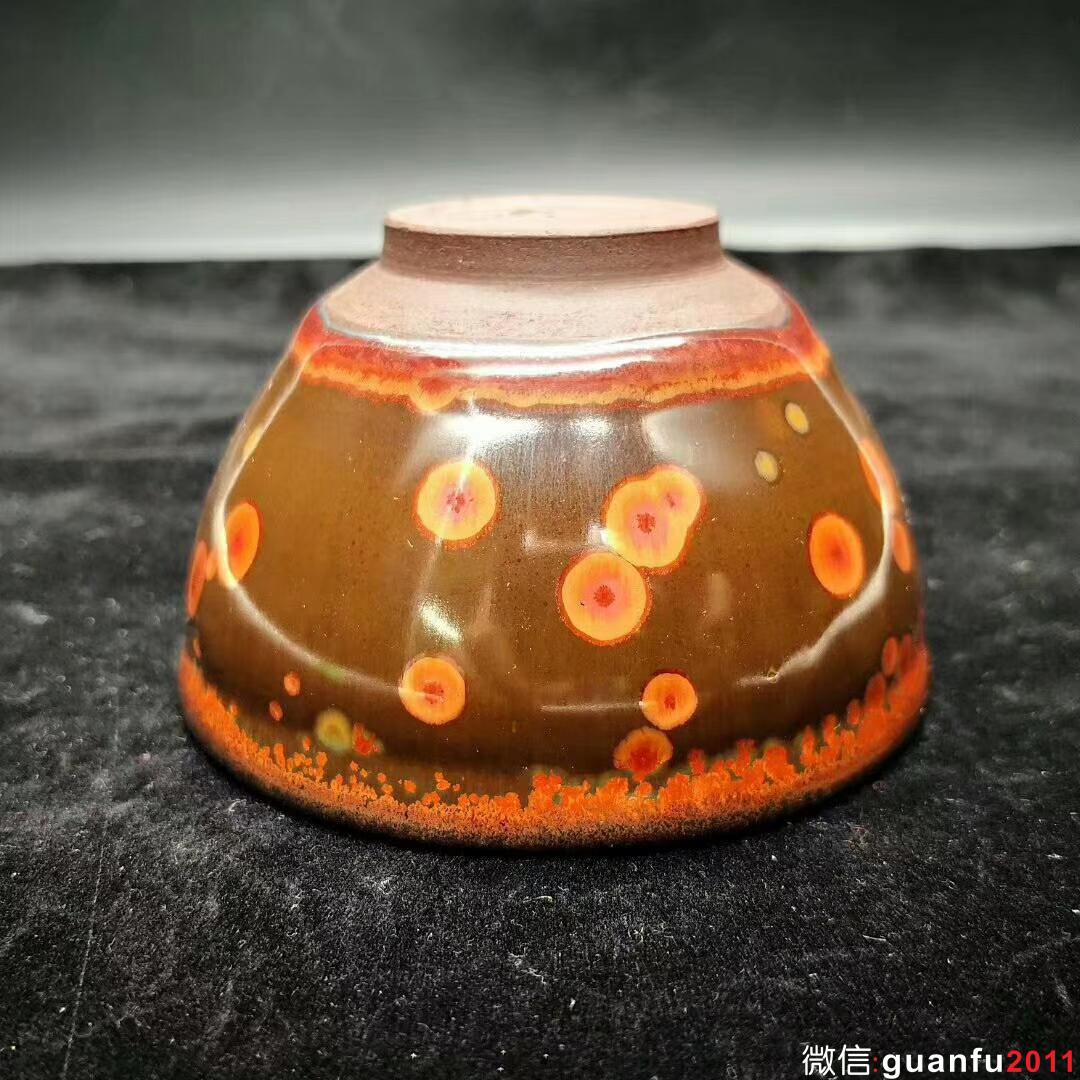 口徑8.9高5.3，火鳳凰，省級大師～蔡炳盛作品。