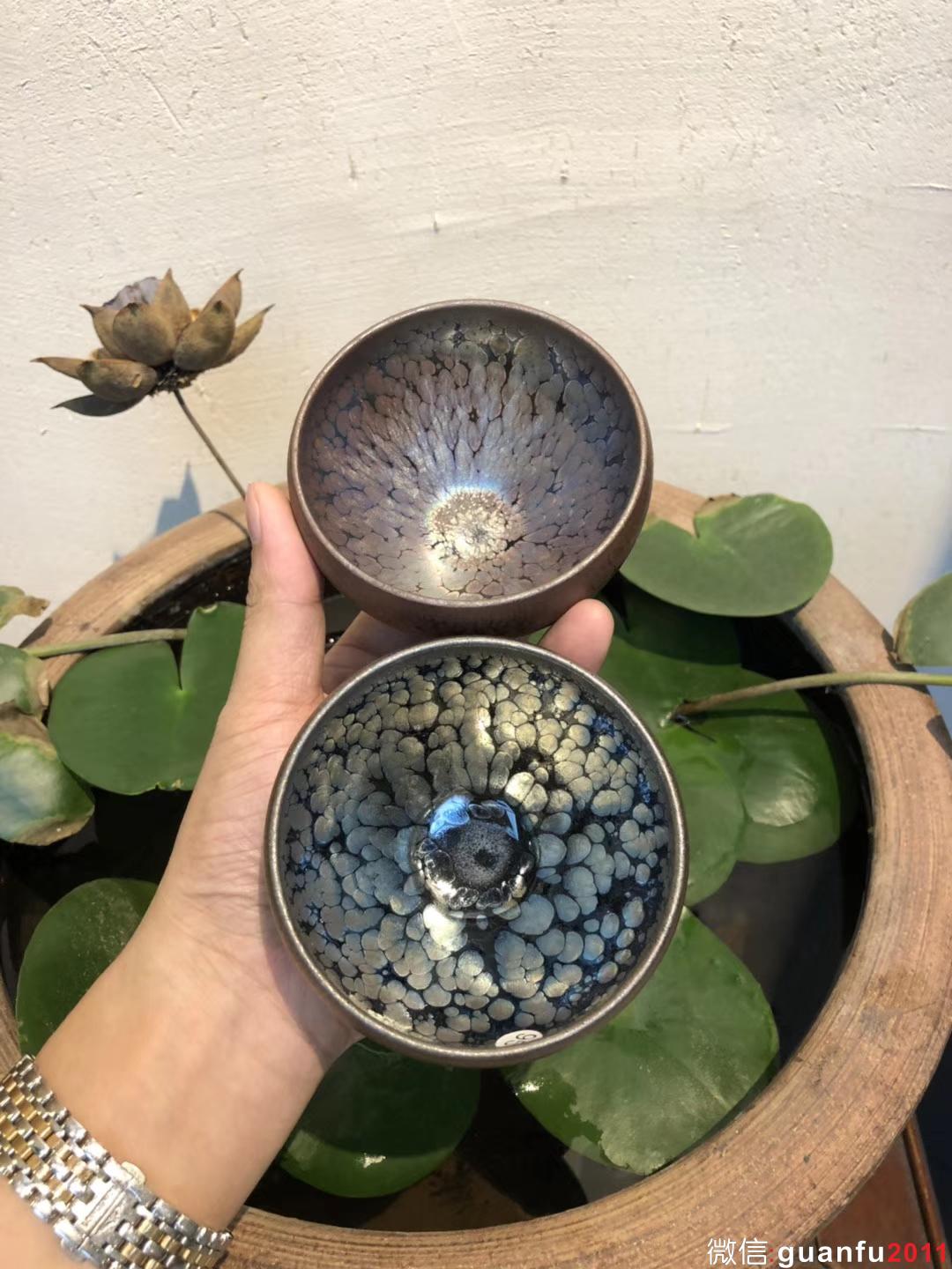 第一品牌 飛惺 缽型 口徑：9高：6 藍(lán)月亮鷓鴣斑 彩金鷓鴣斑