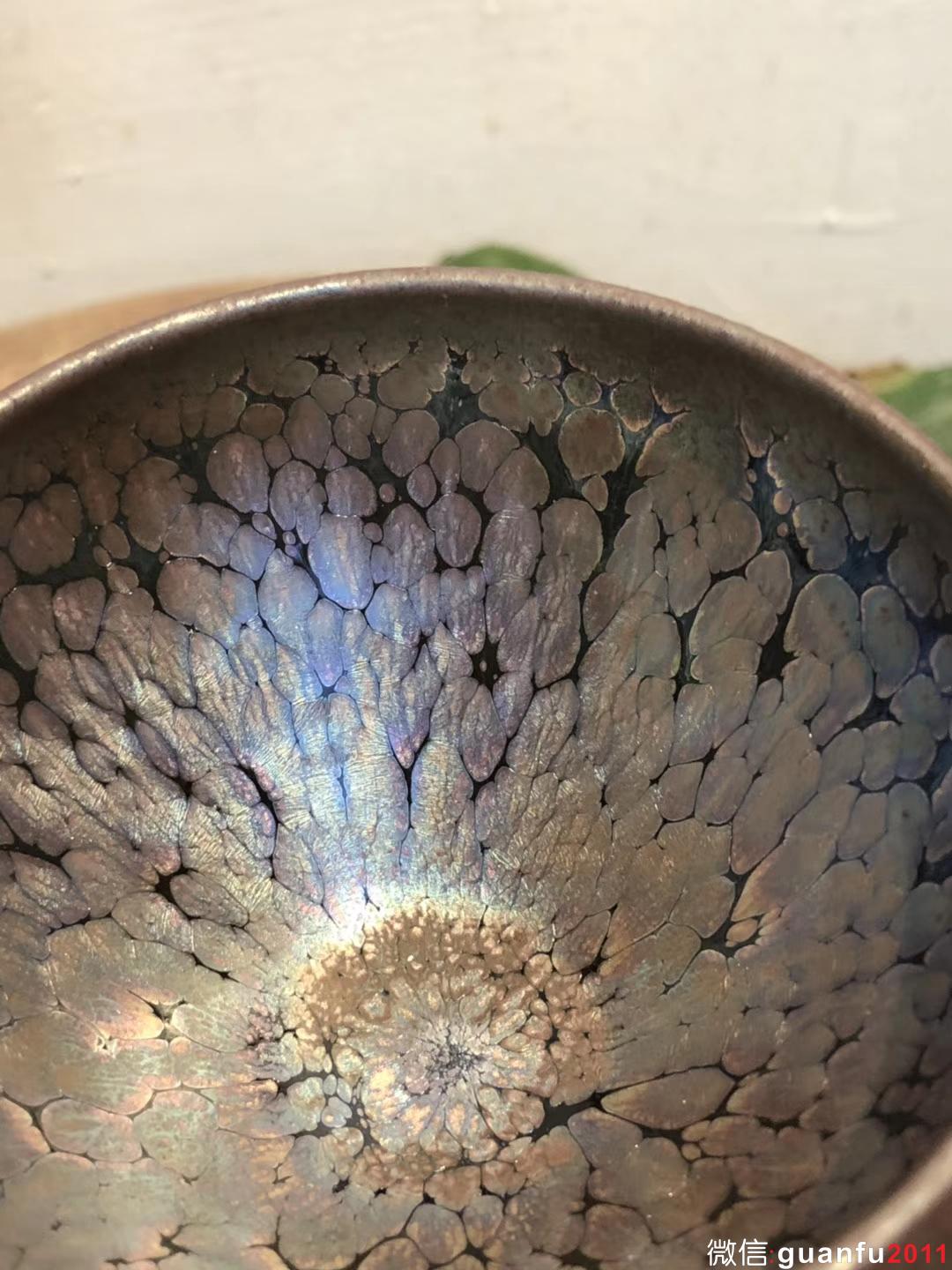 第一品牌 飛惺 缽型 口徑：9高：6 藍(lán)月亮鷓鴣斑 彩金鷓鴣斑