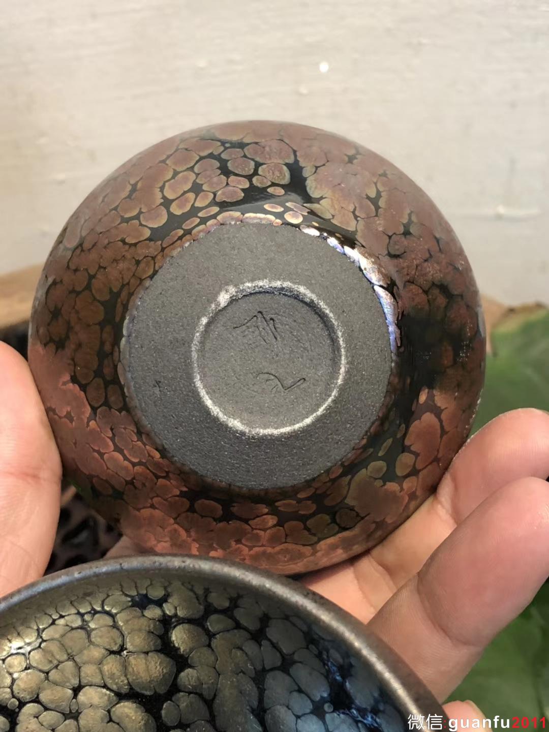 第一品牌 飛惺 缽型 口徑：9高：6 藍(lán)月亮鷓鴣斑 彩金鷓鴣斑