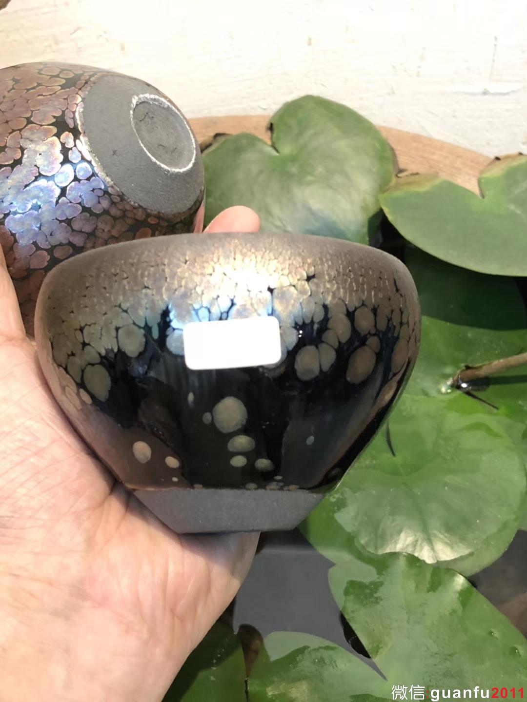 第一品牌 飛惺 缽型 口徑：9高：6 藍(lán)月亮鷓鴣斑 彩金鷓鴣斑