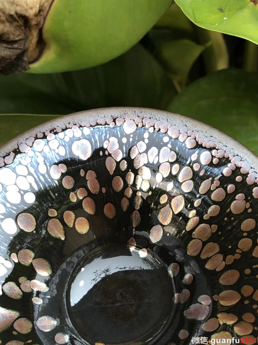 李盞 李昌海老師 蓮花鷓鴣斑 斗笠 口徑：10.8高：5.5