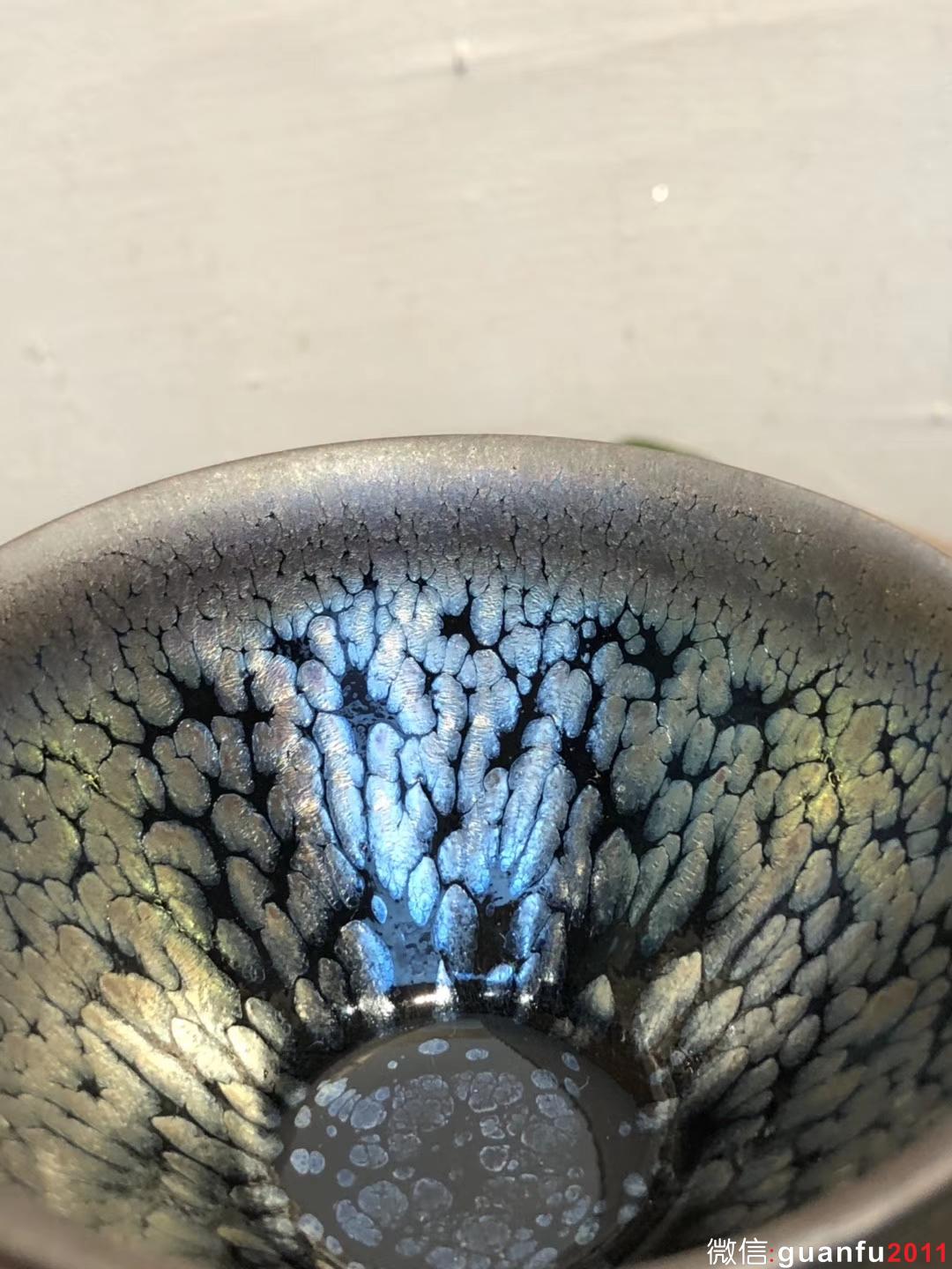 李盞 李昌海老師 鷓鴣斑 束口 口徑：9.3高：6