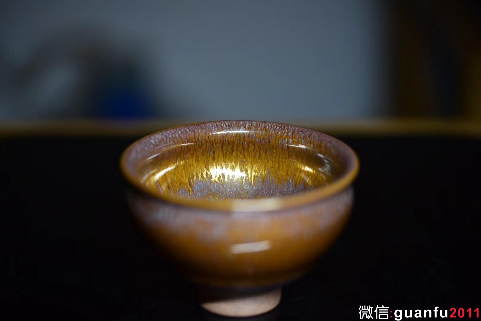 【金絲玉毫】紫砂胎 范澤鋒制 口徑:9公分高5.5公分