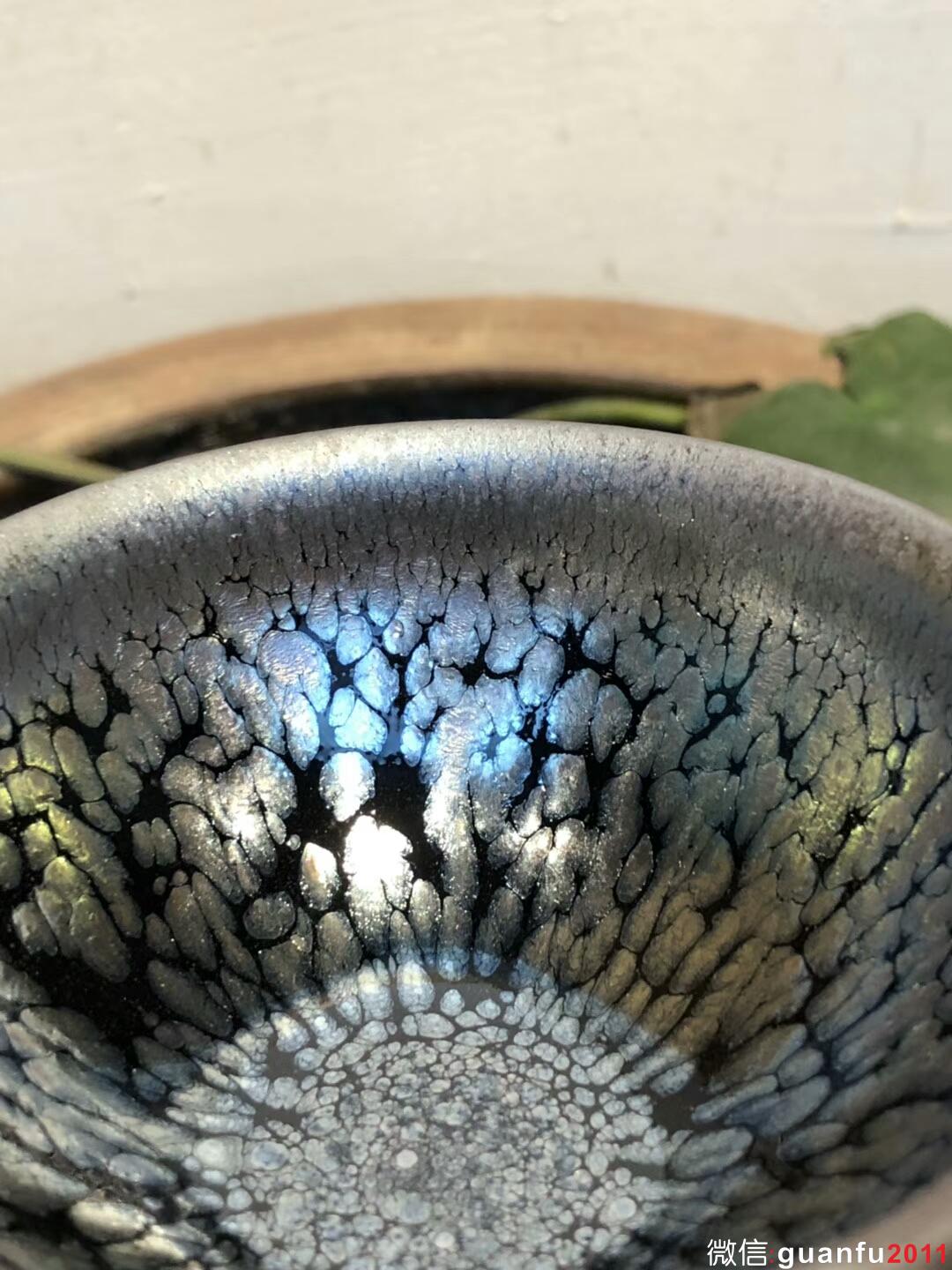 李盞 李昌海老師 鷓鴣斑 香爐型  口徑：9.5