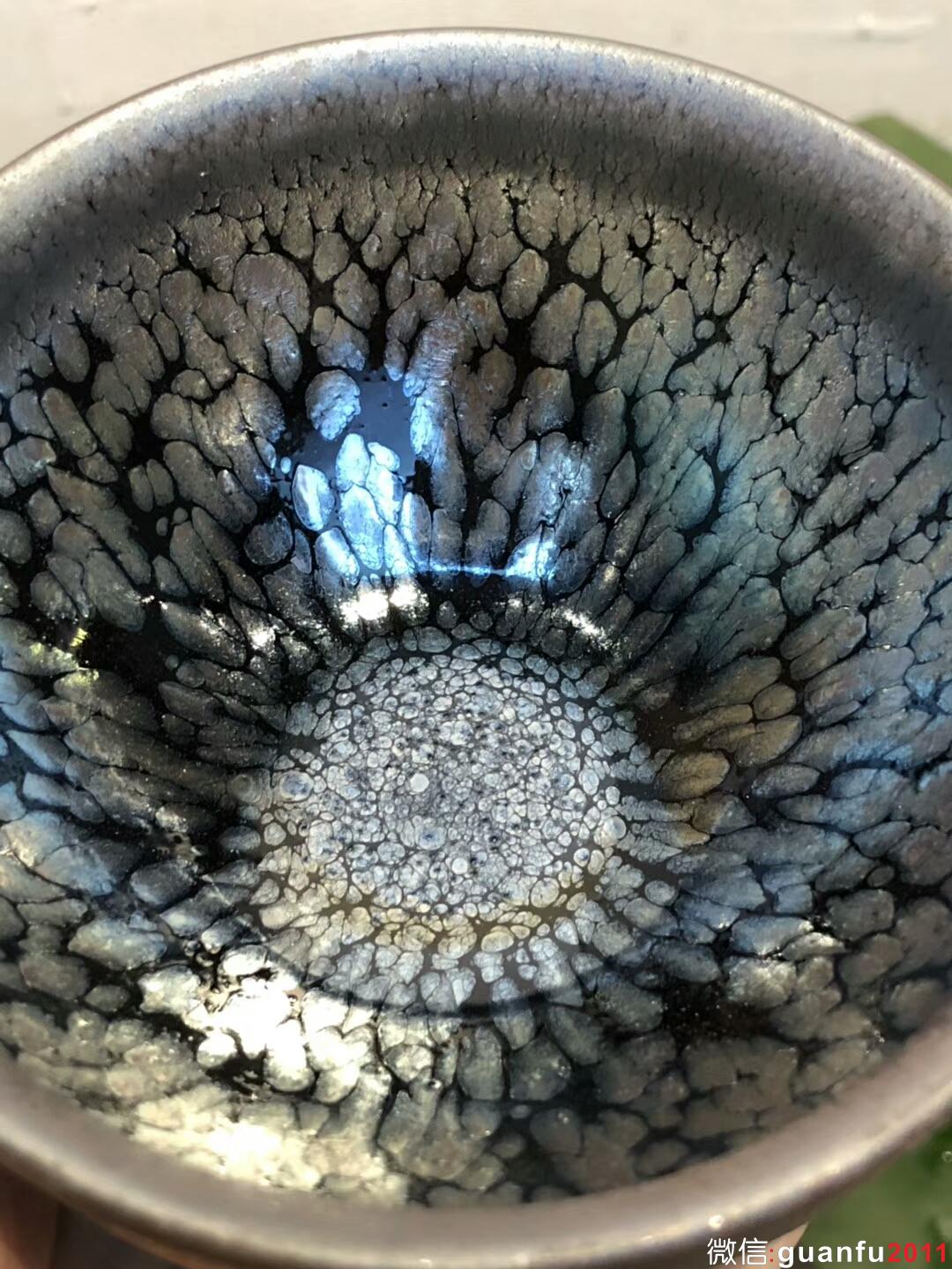 李盞 李昌海老師 鷓鴣斑 香爐型  口徑：9.5