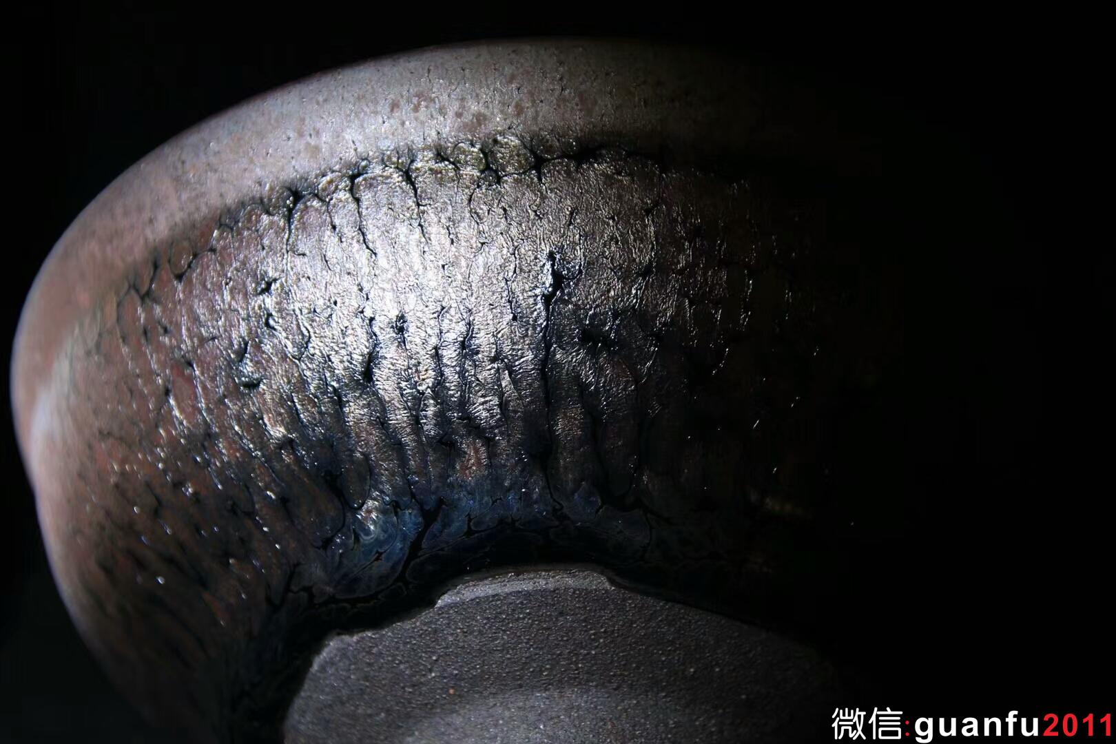 李昌海老師 - - 鷓鴣斑金杯  口徑：9高：6