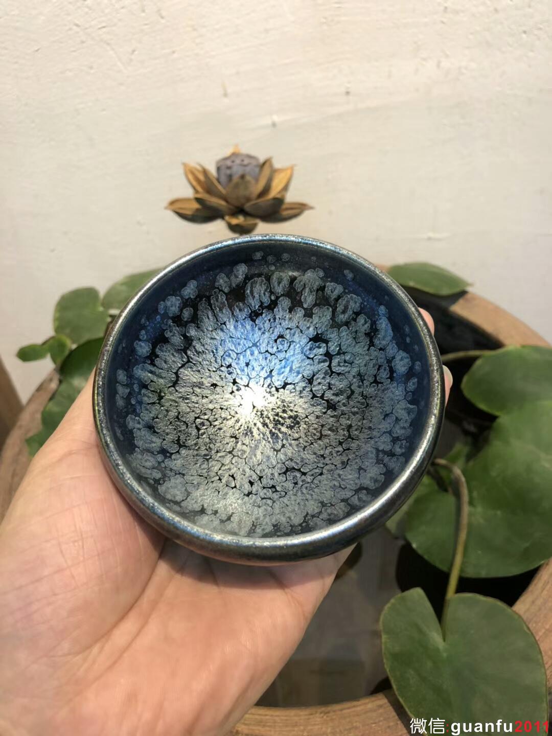 李盞 李昌海：踏雪 缽型 口徑：9高：5