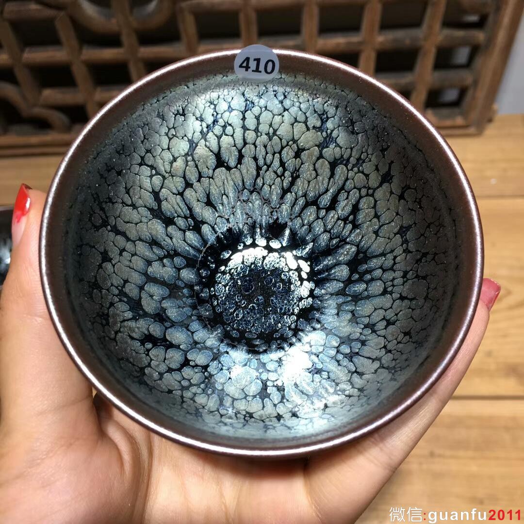 范奇明老師 全手工作品 油滴束口盞 口徑8.5 高5.8