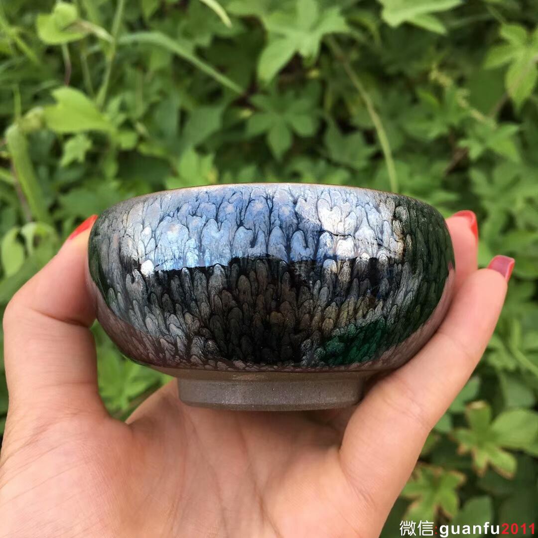 連宏達(dá)老師 精品百花禪定杯 口徑8 高4.3