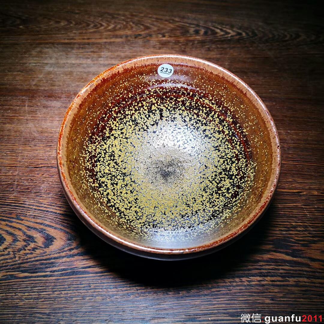 柴燒花月夜~樊寶華師傅作品 口徑9.8高4.8