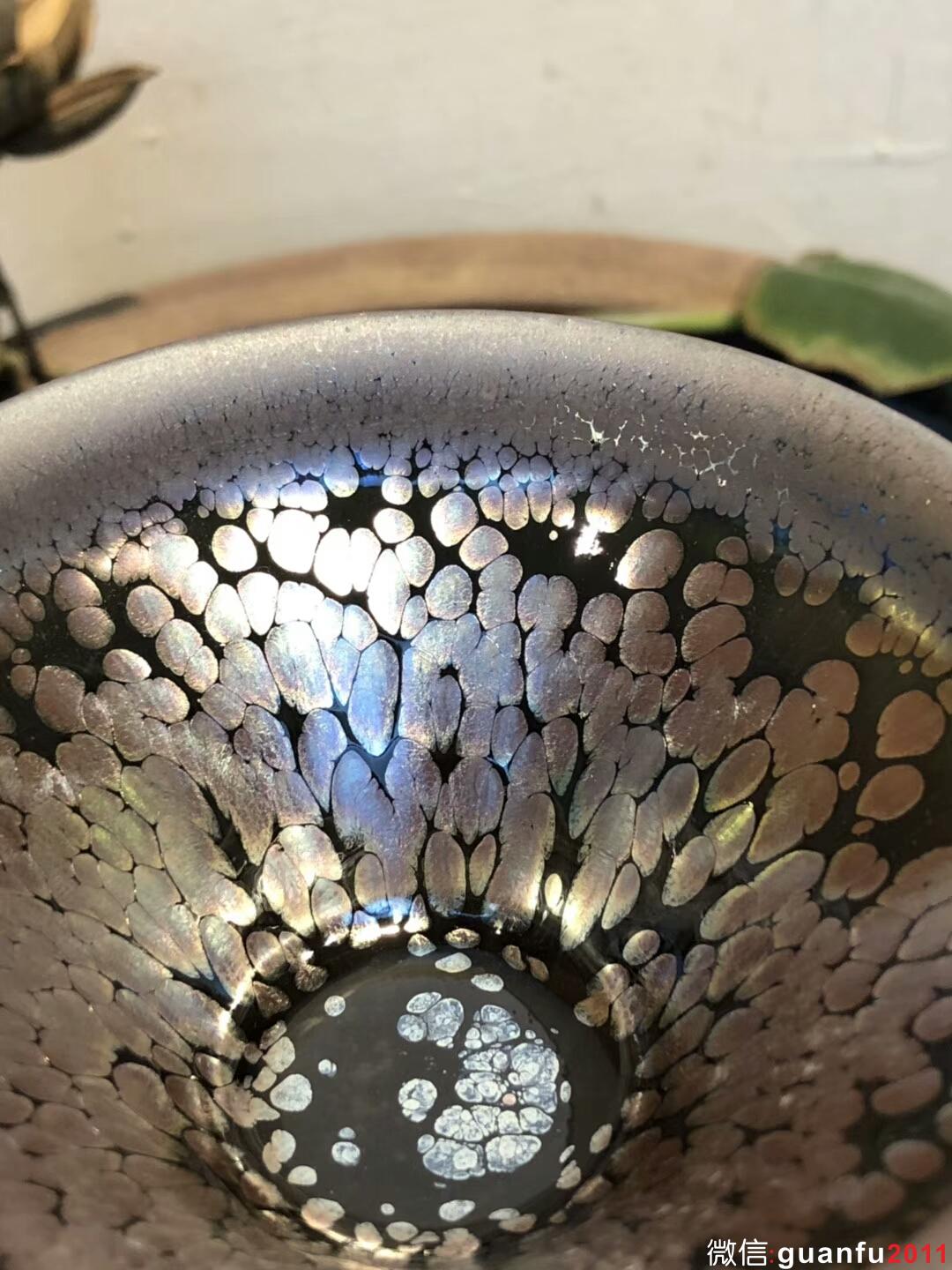 李昌海老師 彩蓮-鷓鴣斑 玉蘭杯 口徑：10高：6